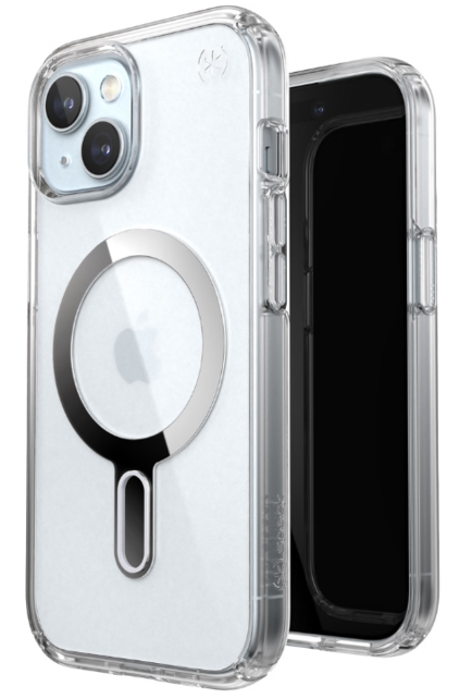 Speck Presidio Clear + ClickLock Apple iPhone 16e/15/14/13 Clear - with Microban