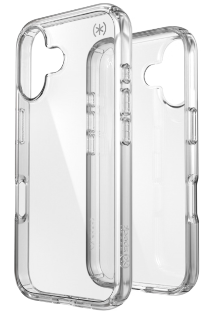 Speck Presidio Perfect Clear Apple iPhone 16 Clear - with Microban Speck Presidio Perfect Clear Apple iPhone 16 Clear - with Microban