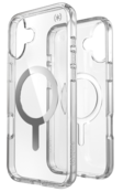 Speck Presidio Perfect Clear + MS Apple iPhone 16 Plus Clear - with Microban