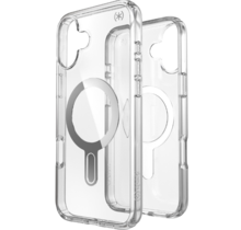 Speck Presidio Perfect Clear + ClickLock Apple iPhone 16 Plus Clear - with Microban