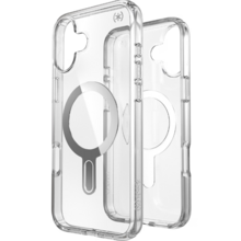 Speck Presidio Perfect Clear + ClickLock Apple iPhone 16 Plus Clear - with Microban