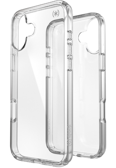 Speck Presidio Perfect Clear Apple iPhone 16 Plus Clear - with Microban