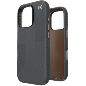 Speck Presidio2 Grip Apple iPhone 16 Pro Charcoal Grey - with Microban