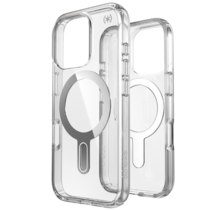 Speck Presidio Perfect Clear + ClickLock Apple iPhone 16 Pro Clear - with Microban