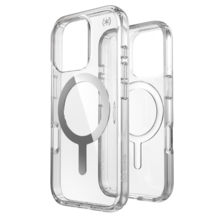 Speck Presidio Perfect Clear + MS Apple iPhone 16 Pro Clear - with Microban