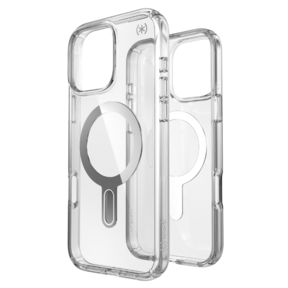 Speck Presidio Perfect Clear + ClickLock Apple iPhone 16 Pro Max Clear - with Microban