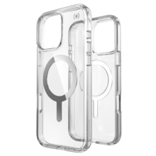 Speck Presidio Perfect Clear + MS Apple iPhone 16 Pro Max Clear - with Microban