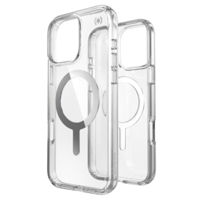 Speck Presidio Perfect Clear + MS Apple iPhone 16 Pro Max Clear - with Microban