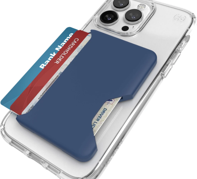 Speck ClickLock Wallet for MagSafe Coastal Blue