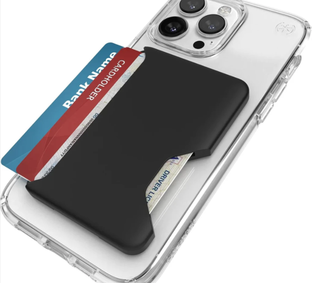 Speck ClickLock Wallet for MagSafe Black