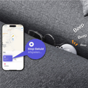 MiLi MiTag & Leather Case iOS - White - 4 Pack