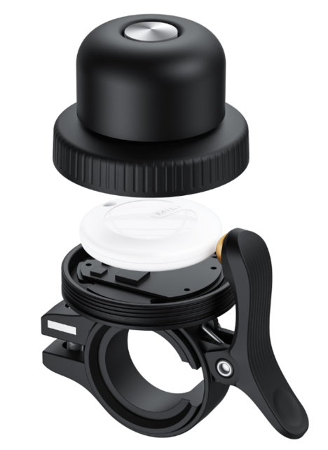 MiLi MiBell Copper Bicycle Anti-Loss Bell - Black