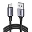 UGREEN Gevlochten USB-A naar USB-C Kabel 3A Fast Charge 2 Meter Zwart