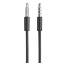 Mobiparts AUX Cable 3.5 mm to 3.5 mm Black (1 meter)