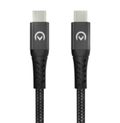 Mobilize Strong Nylon Cable USB-C to USB-C 1m. 100W Black
