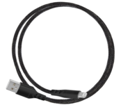 Mobiparts Apple Lightning to USB Braided Cable 2A 1m Black