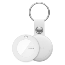 MiLi MiTag & Leather case - White - 1 Pack