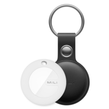 MiLi MiTag & Leather case - Black - 1 Pack