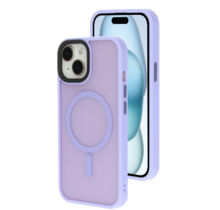 Mobiparts Hardcover Apple iPhone 15 Satin Lila (Magsafe Compatible)