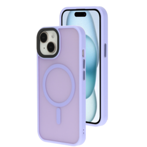 Mobiparts Hardcover Apple iPhone 15 Satin Lila (Magsafe Compatible)