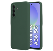 Mobiparts Silicone Cover Forest Green Samsung A36