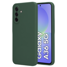 Mobiparts Silicone Cover Forest Green Samsung A36