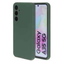 Mobiparts Silicone Cover Samsung Galaxy A35 Forest Green