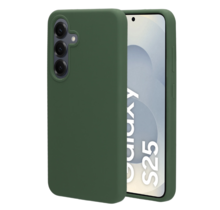 Mobiparts Silicone Cover Samsung Galaxy S25 Forest Green