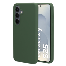 Mobiparts Silicone Cover Samsung Galaxy S25 Forest Green