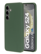 Mobiparts Silicone Cover Forest Green Samsung S24