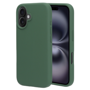 Mobiparts Silicone Cover Apple iPhone 16 Forest Green
