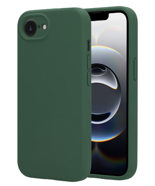 Mobiparts Silicone Cover Apple iPhone 16e Forest Green