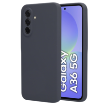Mobiparts Silicone Cover Samsung Galaxy A36 Urban Grey