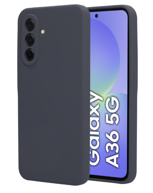 Mobiparts Silicone Cover Samsung Galaxy A36 Urban Grey