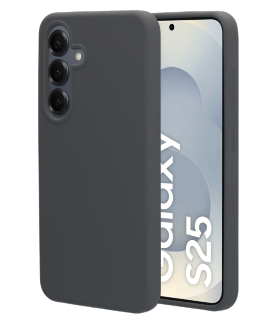 Mobiparts Silicone Cover Samsung Galaxy S25 Urban Grey