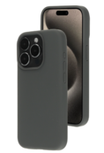 Mobiparts Silicone Cover Urban Grey Iphone 15 Pro