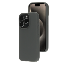 Mobiparts Silicone Cover Urban Grey Iphone 15 Pro