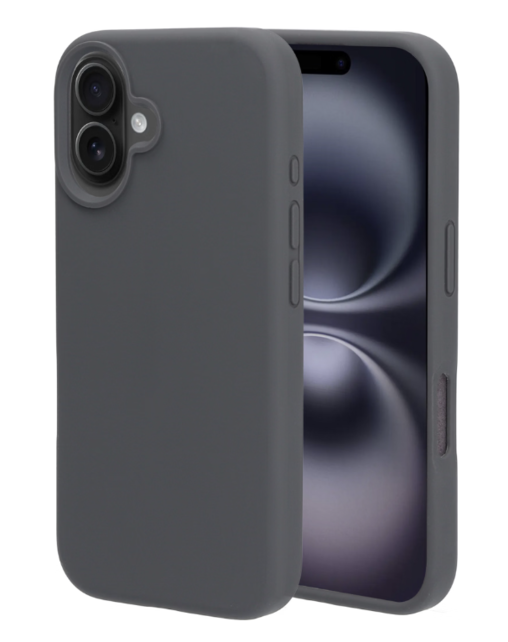 Mobiparts Silicone Cover Apple iPhone 16 Urban Grey