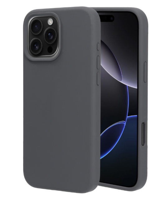 Mobiparts Silicone Cover Apple iPhone 16 Pro Max Urban Grey