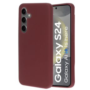 Mobiparts Silicone Cone Plum Red Samsung S24