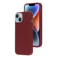 Mobiparts Silicone Cover Plum Red Iphone 14