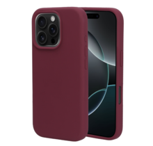 Mobiparts Silicone Cover Apple iPhone 16 Pro Plum Red