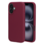 Mobiparts Silicone Cover Apple iPhone 16 Plum Red