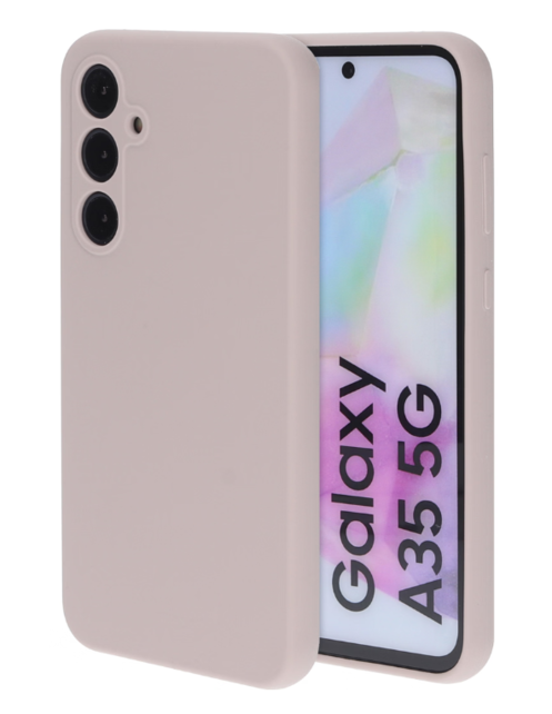 Mobiparts Silicone Cover Samsung Galaxy A35 Soft Salmon
