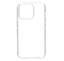 Mobiparts Silicone Cover iPhone 15 Pro Transparant