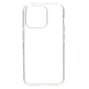 Mobiparts Silicone Cover iPhone 15 Pro Transparant
