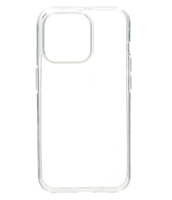 Mobiparts Silicone Cover iPhone 15 Pro Transparant