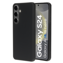 Mobiparts Silicone Cover Black Samsung S24