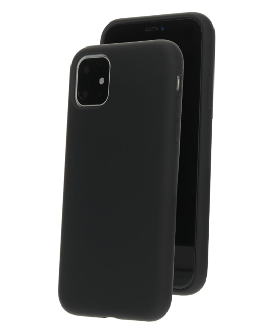 Mobiparts Silicone Cover Apple iPhone 11 Black Mobiparts Silicone Cover Apple iPhone 11 Black