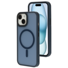 Mobiparts Hardcover Satin Blue Iphone  15